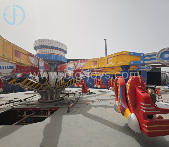 Jumping bounce machine rides with trailer 